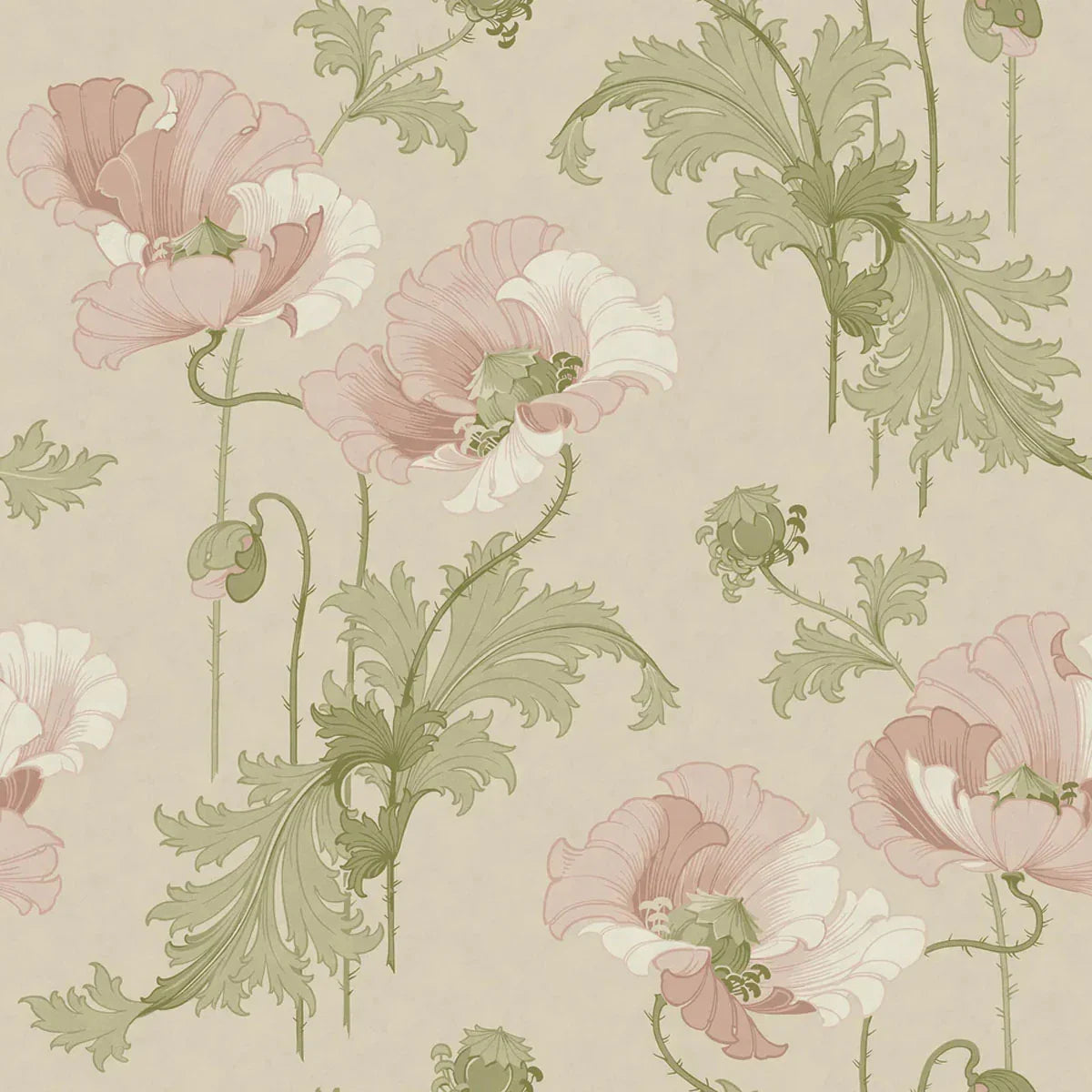 Vallmo Grand Mural Wallpaper - Borastapeter
