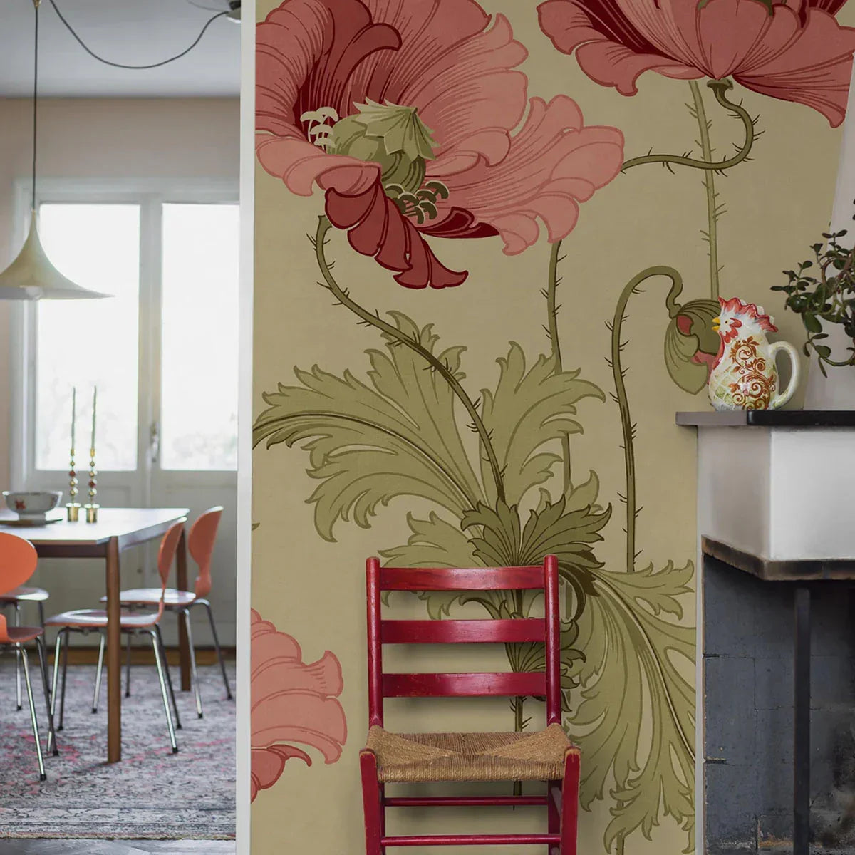 Vallmo Grand Mural Wallpaper - Borastapeter