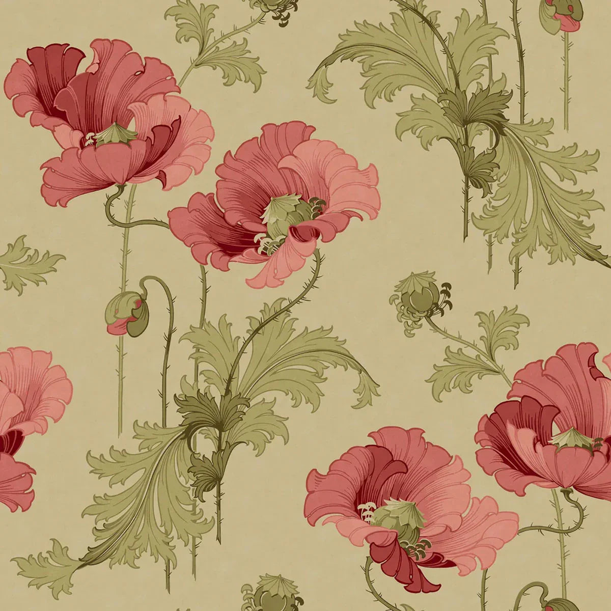 Vallmo Grand Mural Wallpaper - Borastapeter