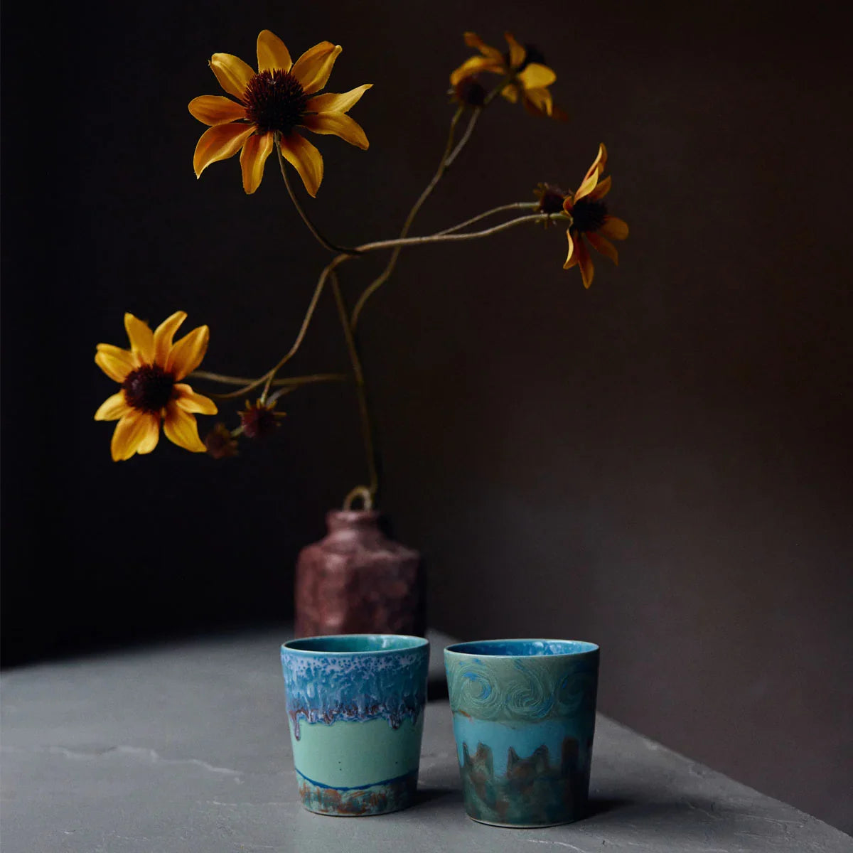 70s Ceramics Mugs - HKLIVING