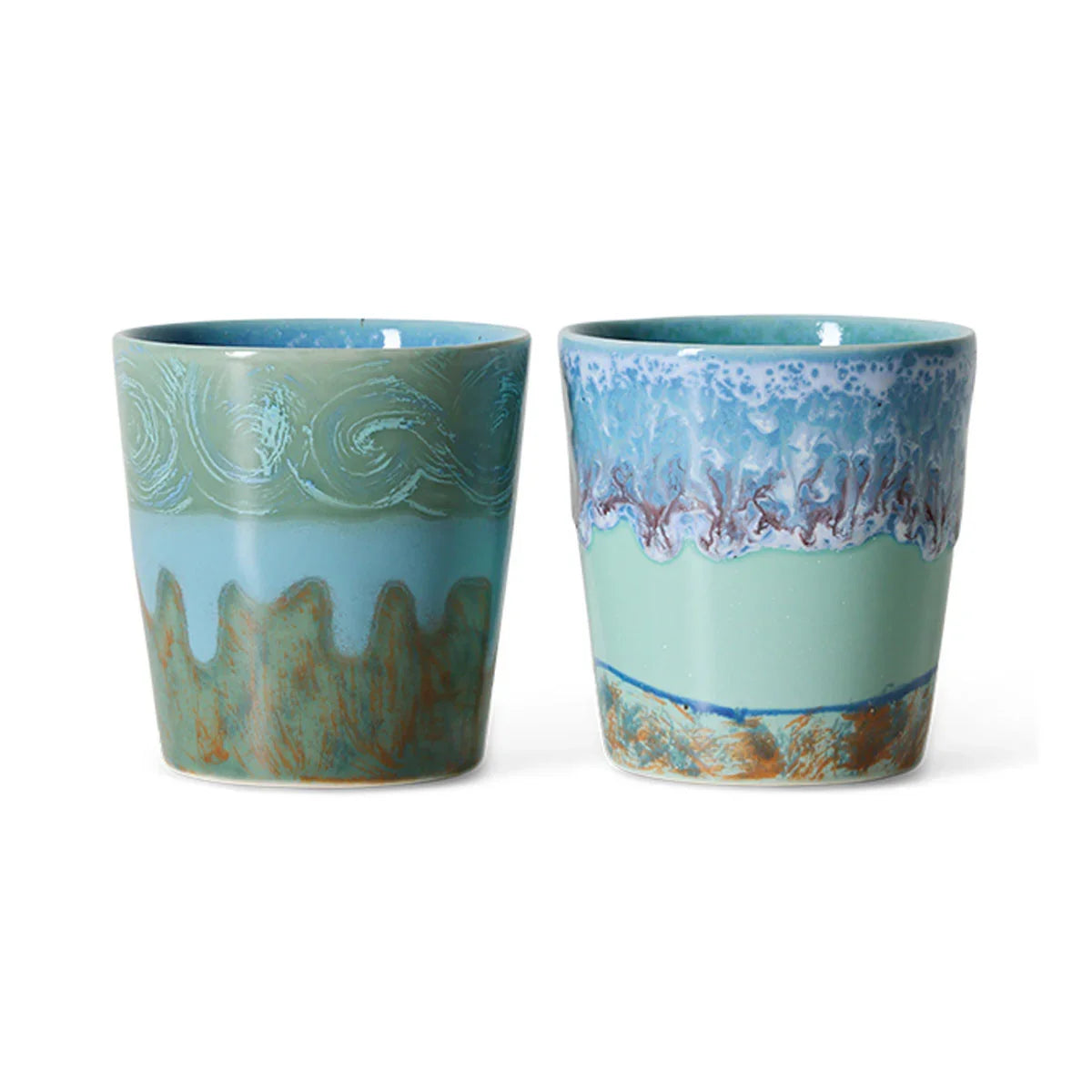 70s Ceramics Mugs - HKLIVING