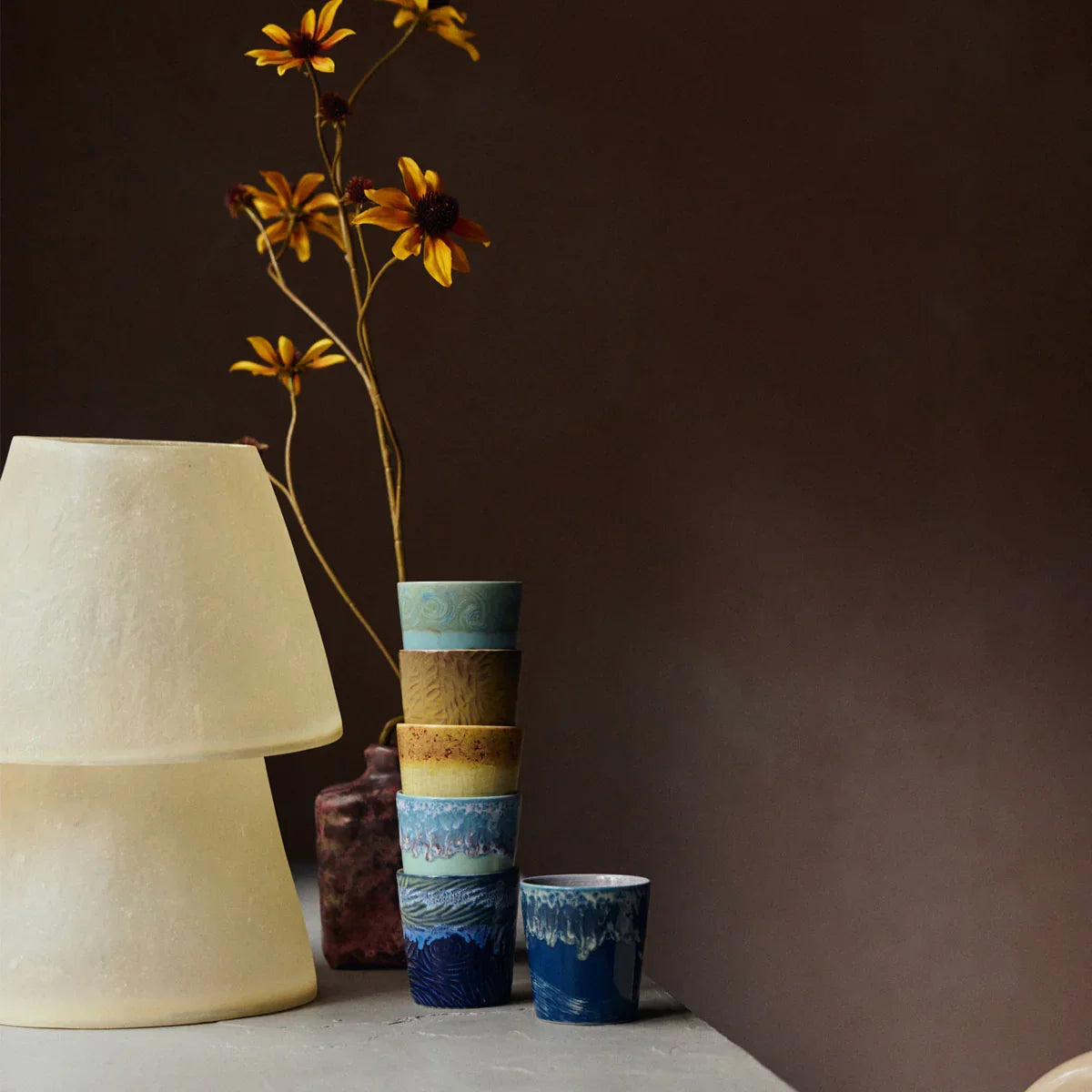 70s Ceramics Mugs - HKLIVING