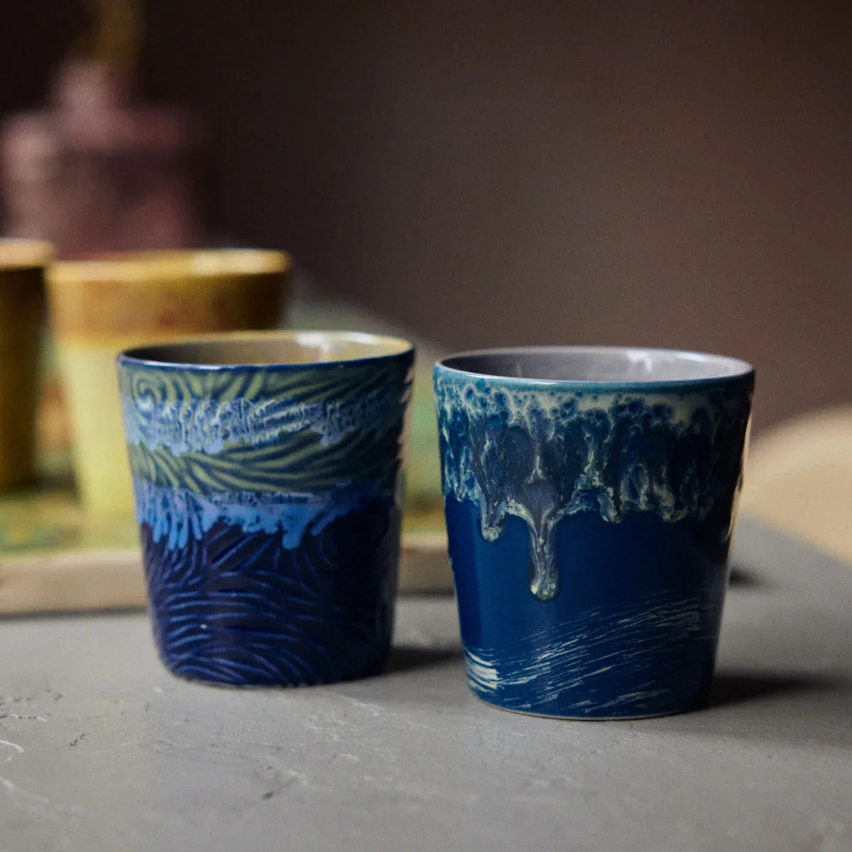 70s Ceramics Mugs - HKLIVING