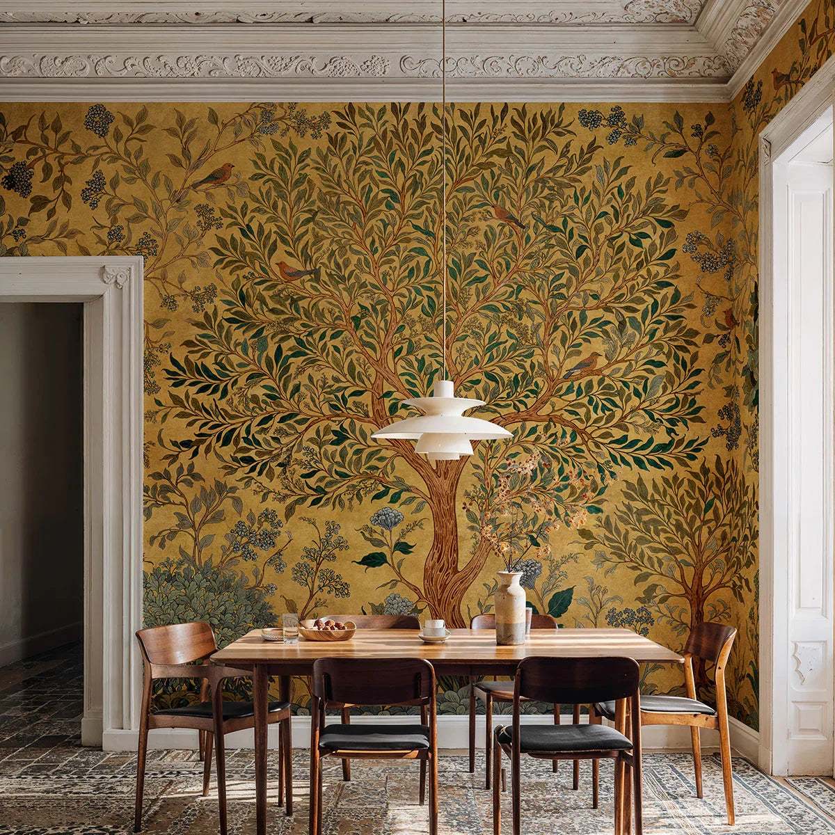 Varanasi Tree Mural Wallpaper - Coordonne