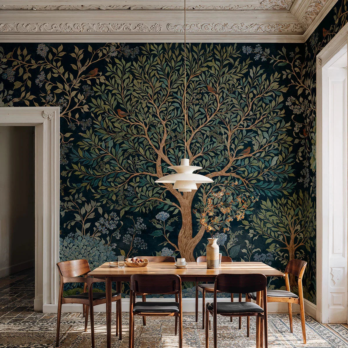 Varanasi Tree Mural Wallpaper - Coordonne