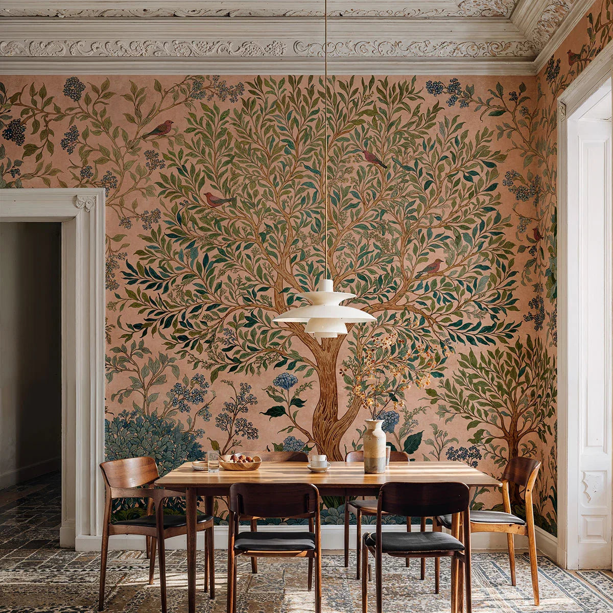 Varanasi Tree Mural Wallpaper - Coordonne