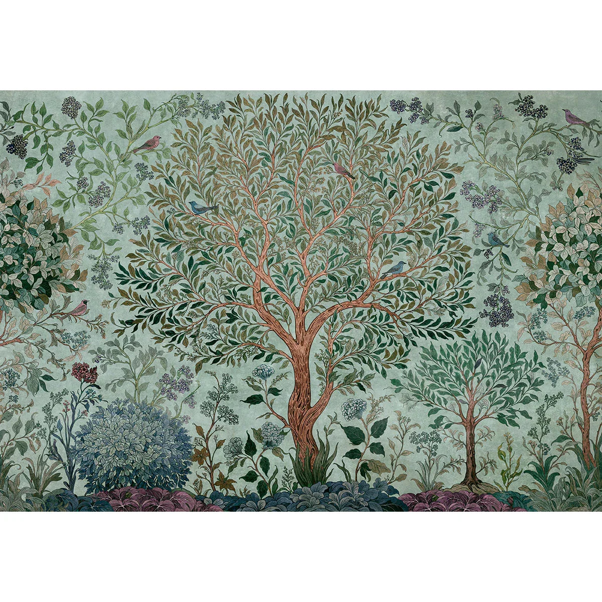 Varanasi Tree Mural Wallpaper - Coordonne