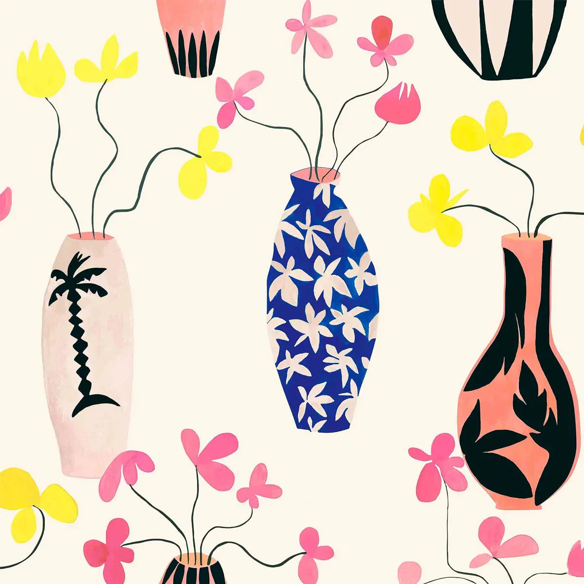 Vase of Paradise Wallpaper - Coordonne