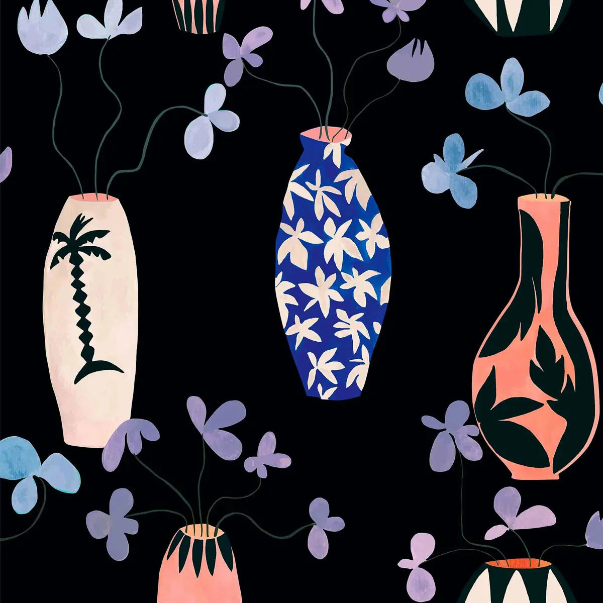 Vase of Paradise Wallpaper - Coordonne