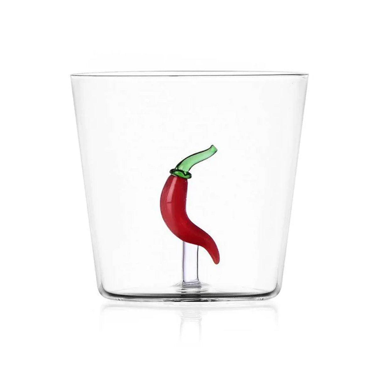 Vegetables Glass Tumbler 8cm - Ichendorf