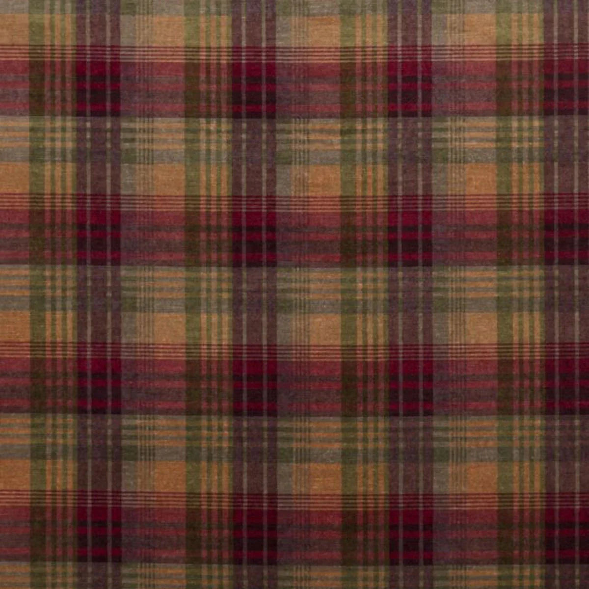Velvet Ancient Tartan Fabric - Mulberry Home