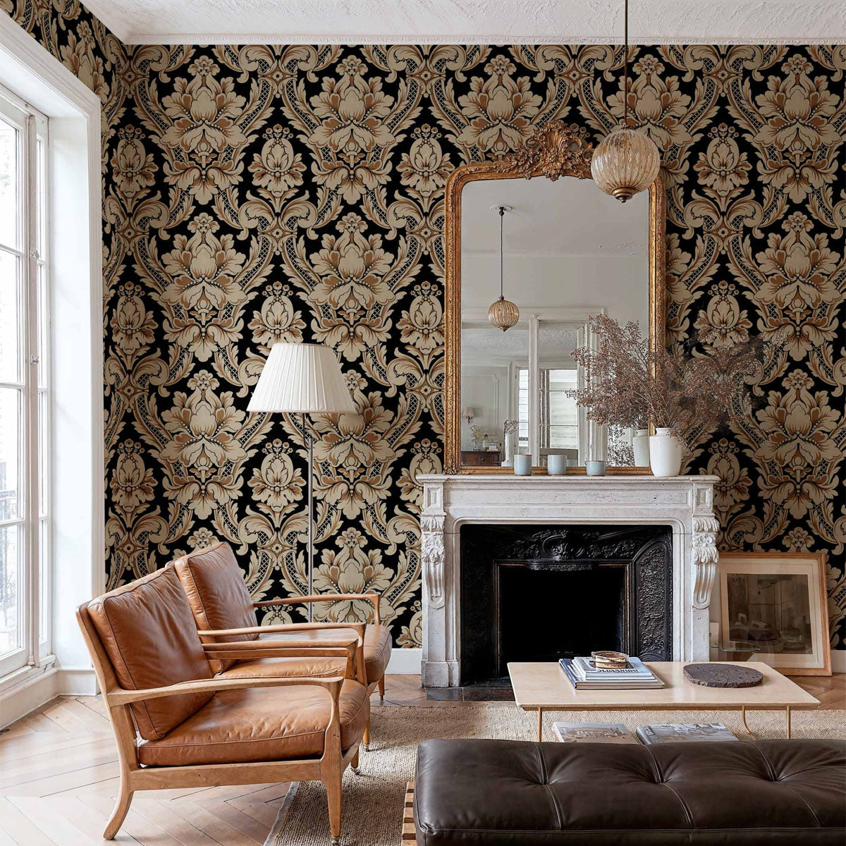 Venetian Damask Wallpaper - Coordonne