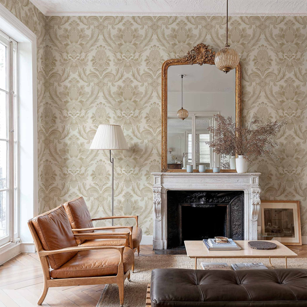 Venetian Damask Wallpaper - Coordonne
