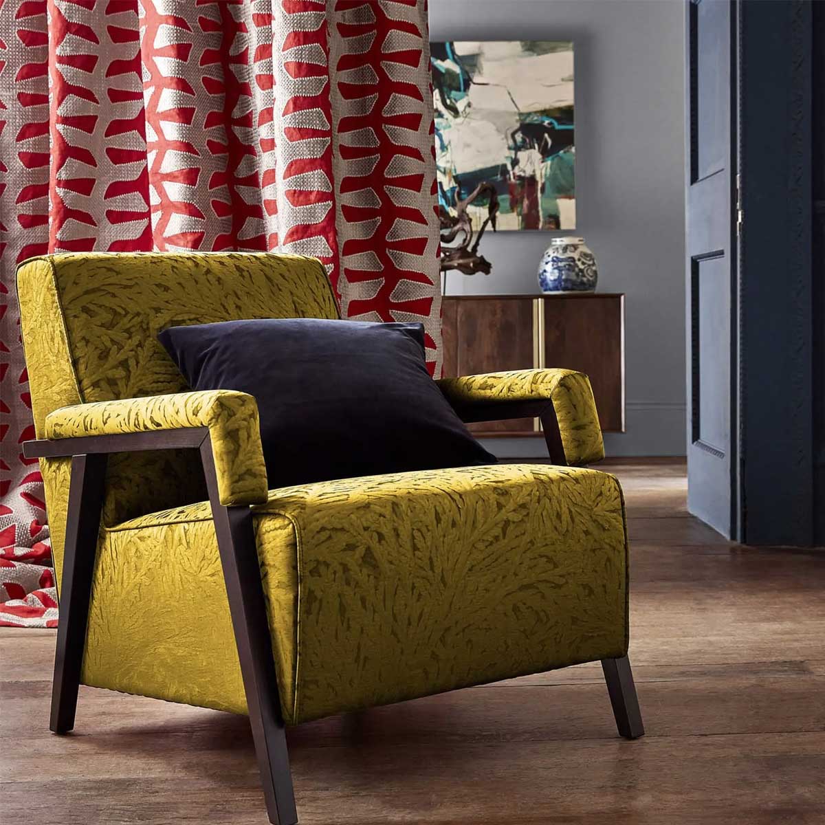 Verdi Applique Fabric - Zoffany