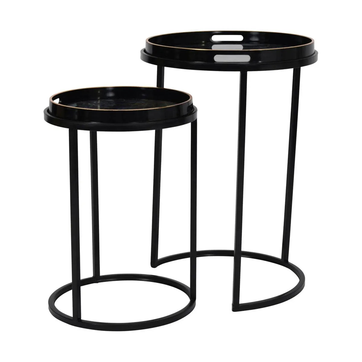 Set of Two Side Tray Tables - Courthouse Furniture