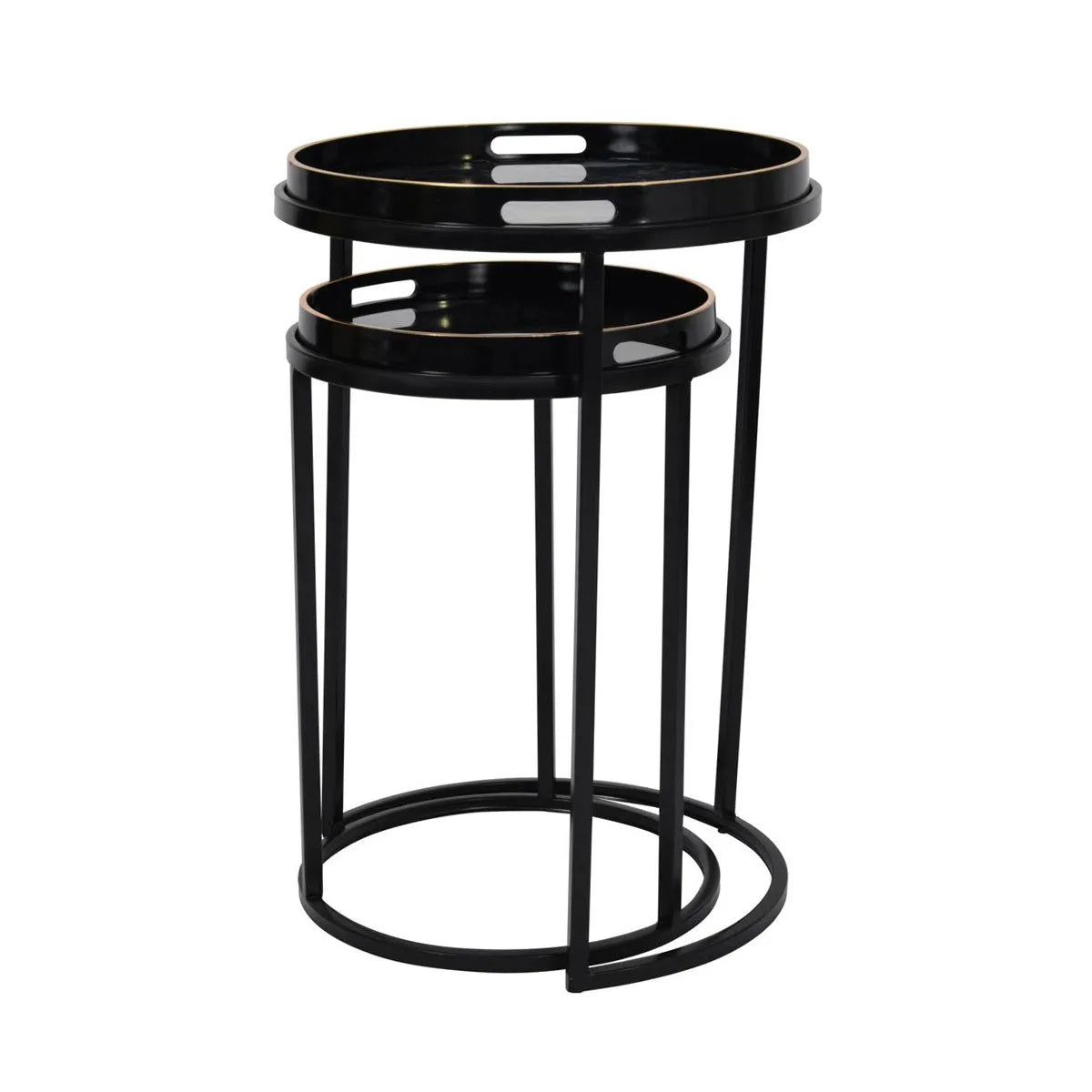 Set of Two Side Tray Tables - Courthouse Furniture