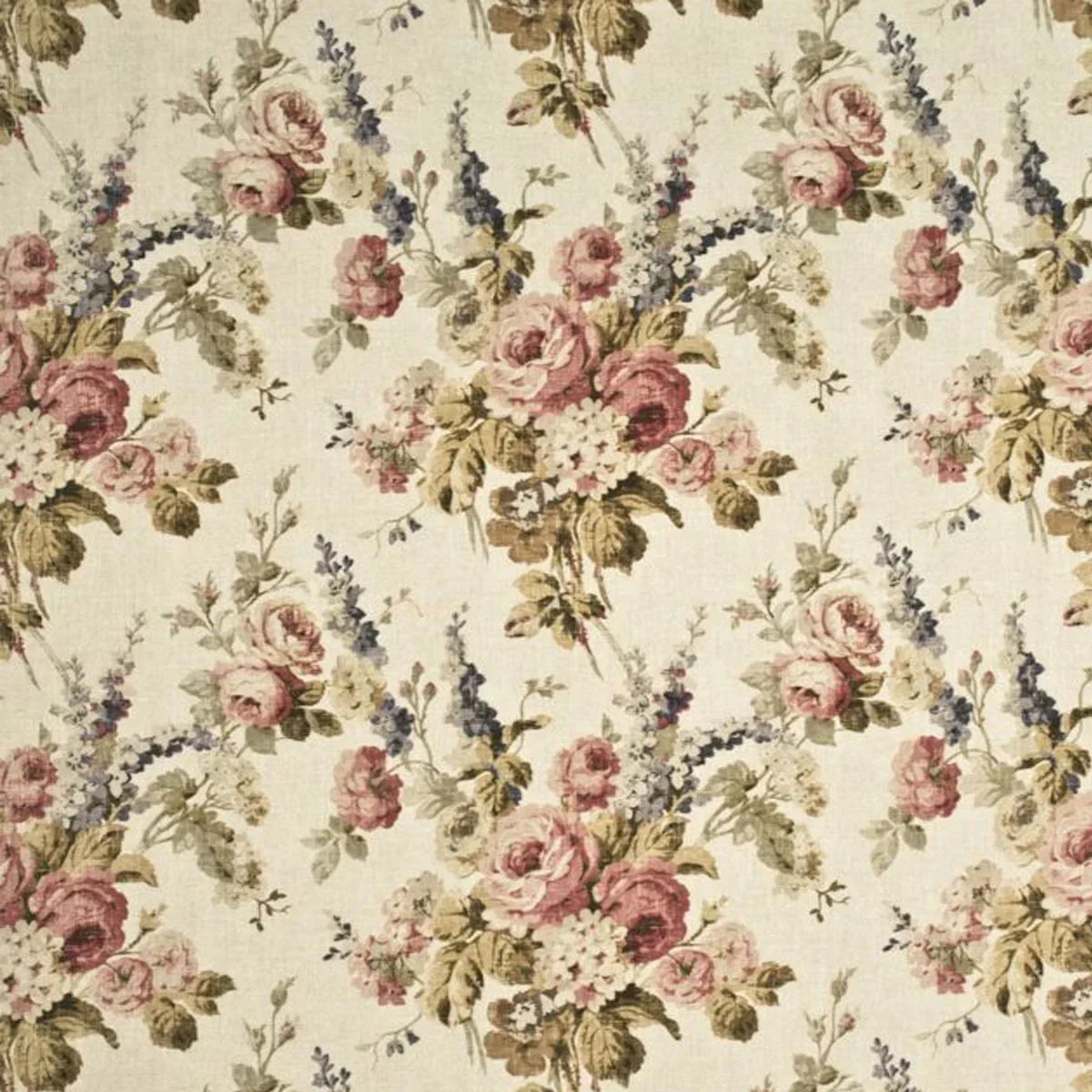 Vintage Floral Fabric - Mulberry Home