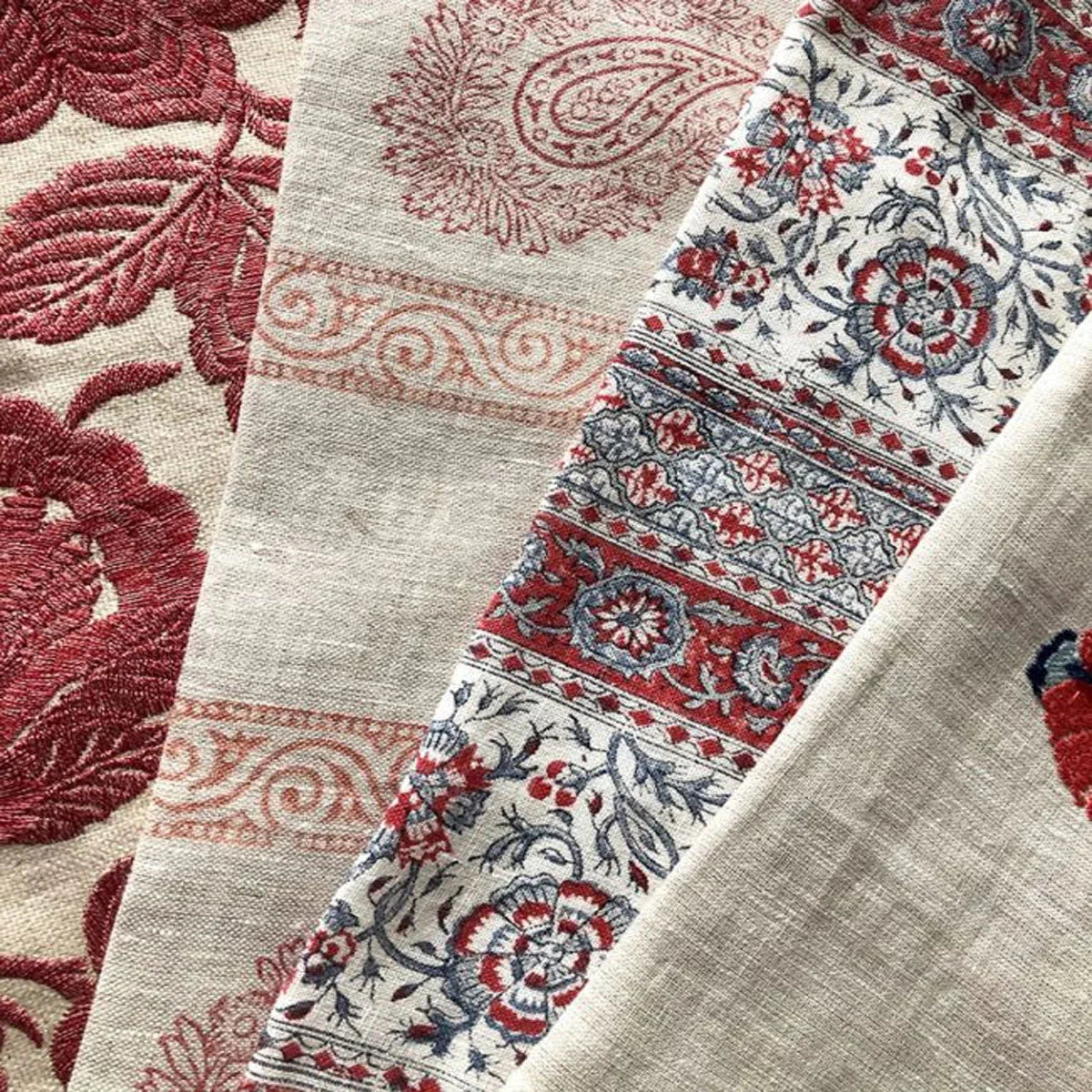 Vintage Paisley Fabric - GP&J Baker