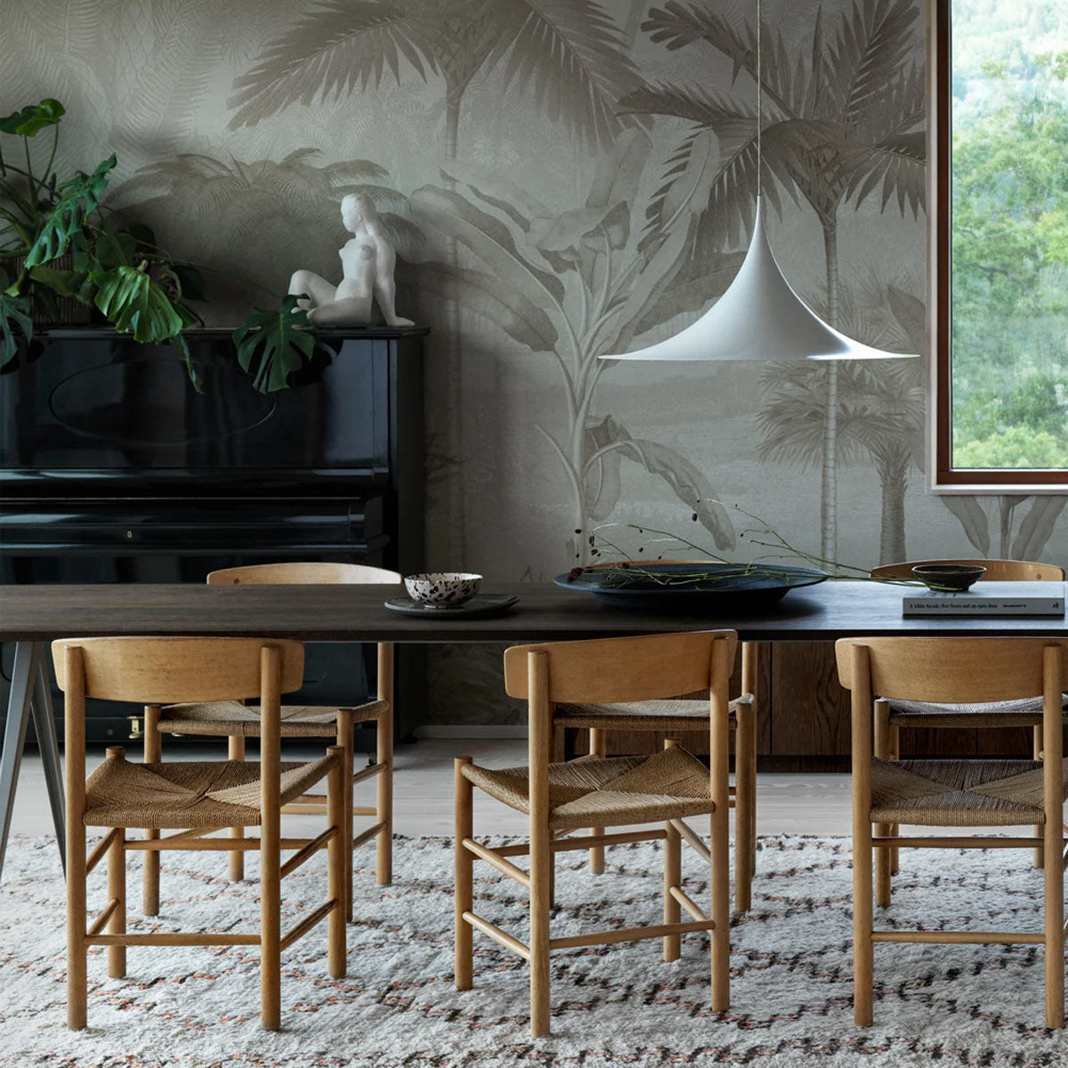 Vintage Palms Mural Wallpaper - Borastapeter