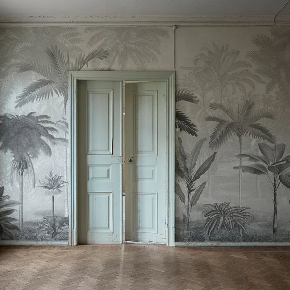 Vintage Palms Mural Wallpaper - Borastapeter