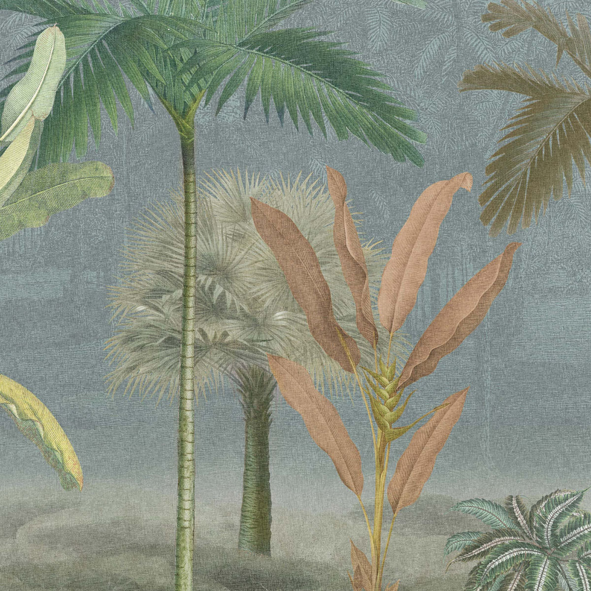 Vintage Palms Mural Wallpaper - Borastapeter