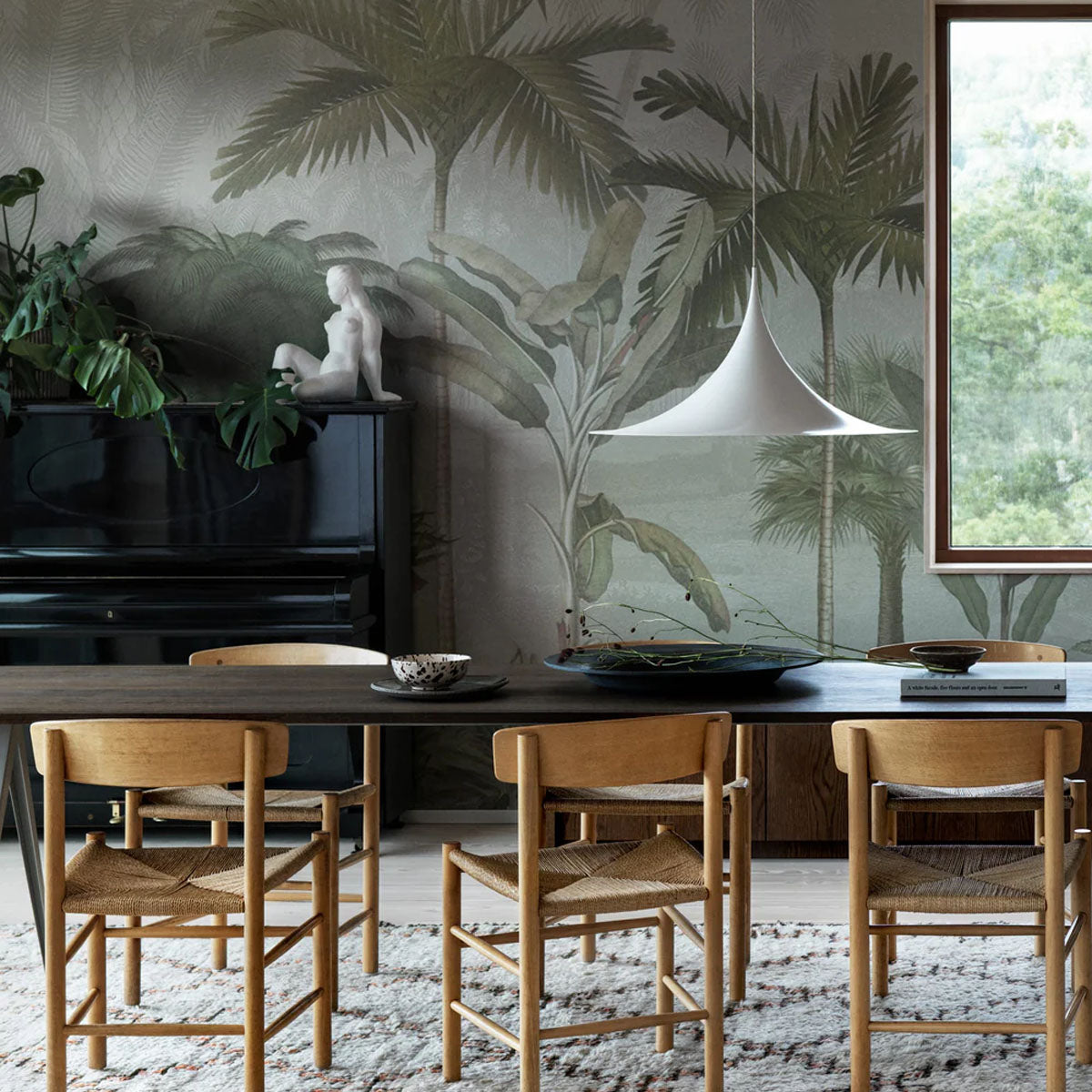 Vintage Palms Mural Wallpaper - Borastapeter