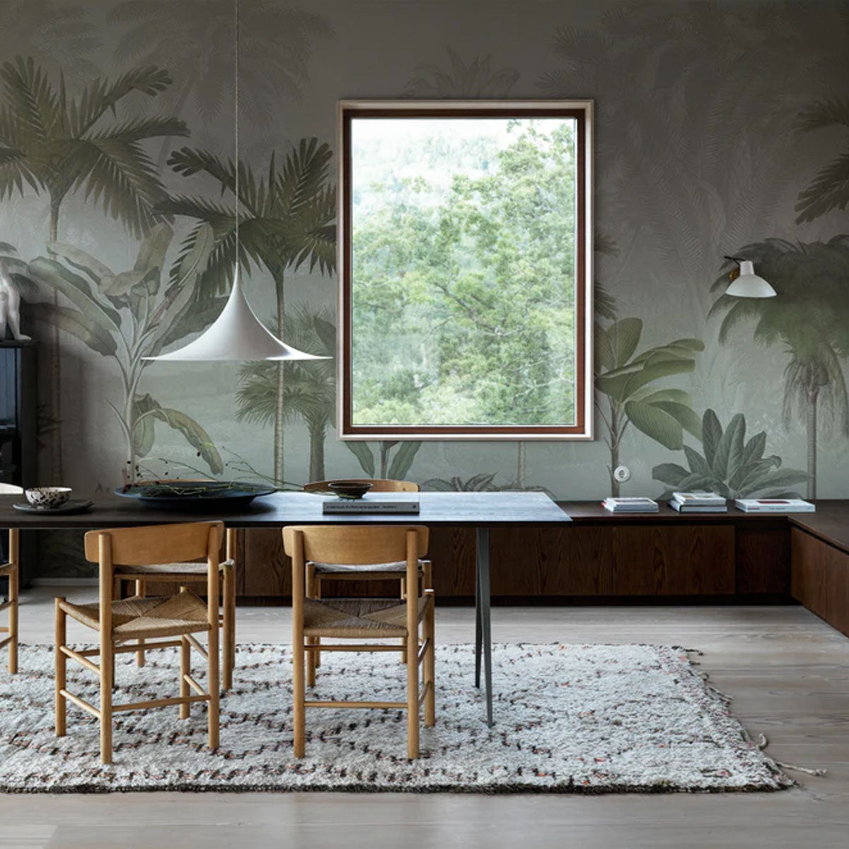 Vintage Palms Mural Wallpaper - Borastapeter