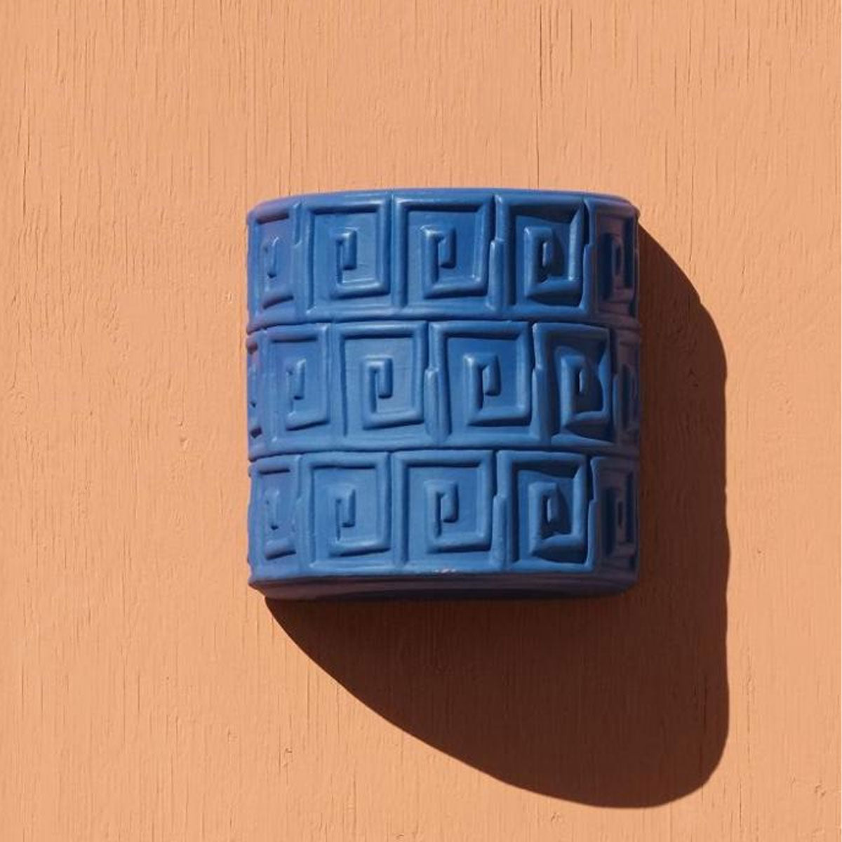 Magna Graecia Terracotta Wall Vase Greche Blue - Seletti