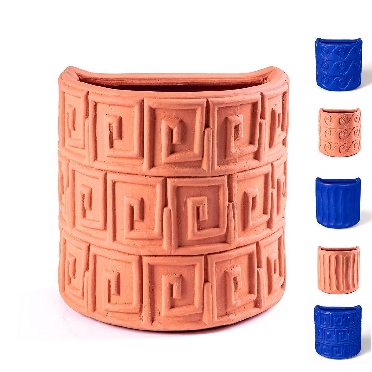 Magna Graecia Terracotta Wall Vase - Seletti