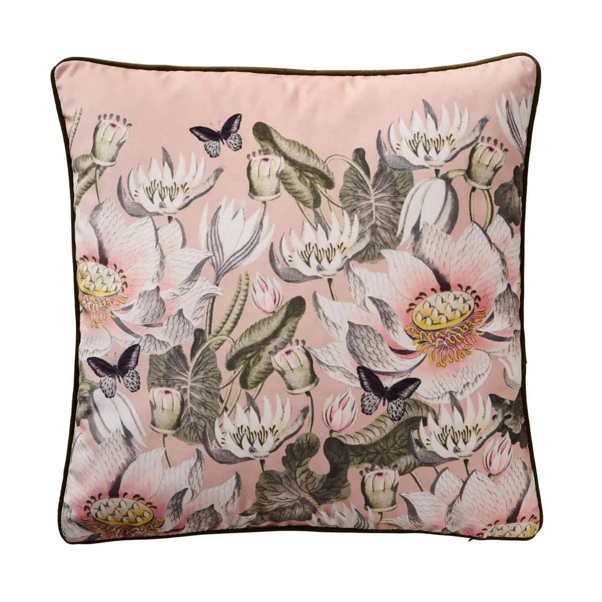 Waterlily Cushion Blush - Clarke & Clarke