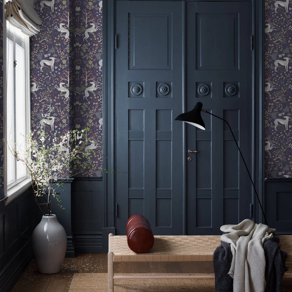 Whippet Mural Wallpaper - Borastapeter