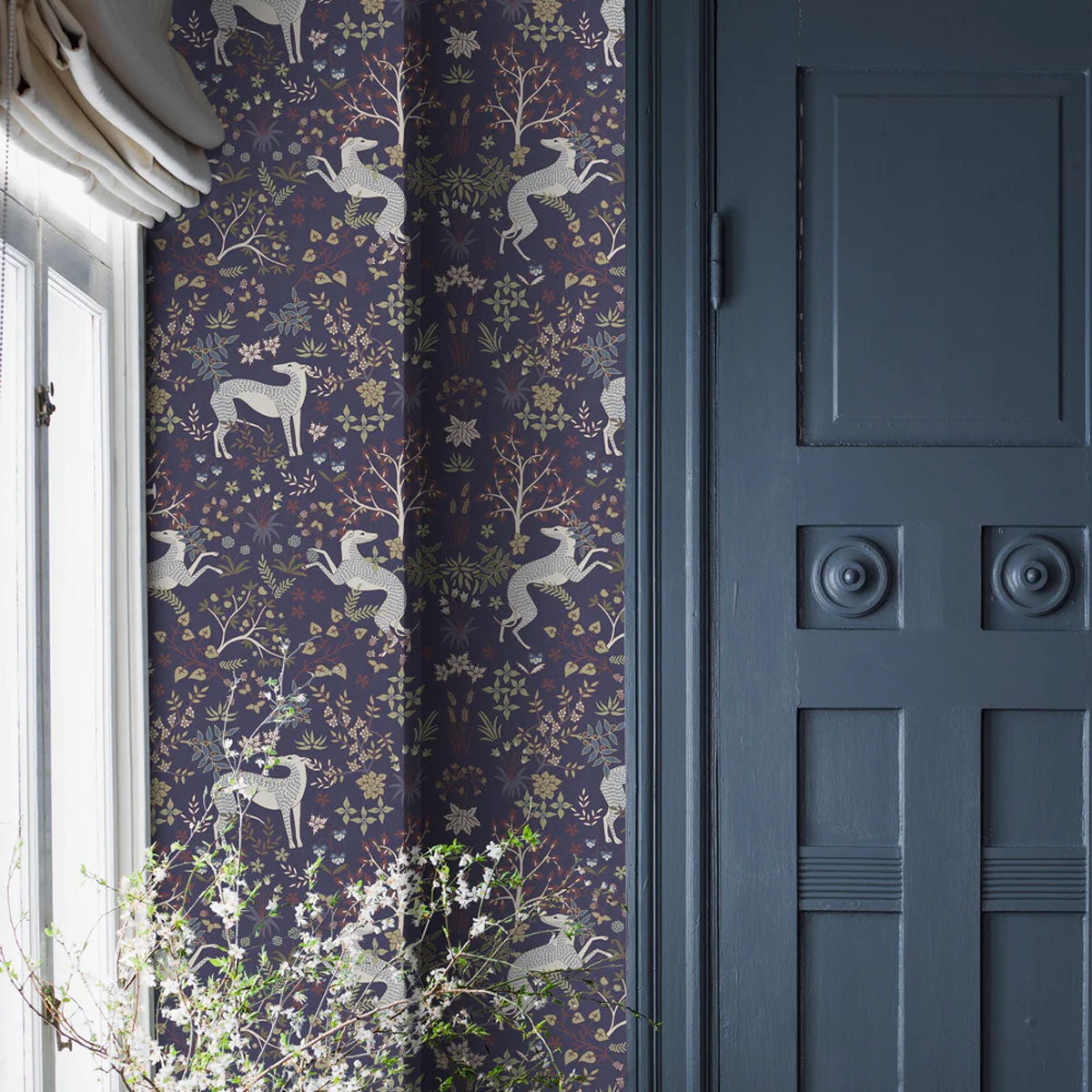 Whippet Mural Wallpaper - Borastapeter