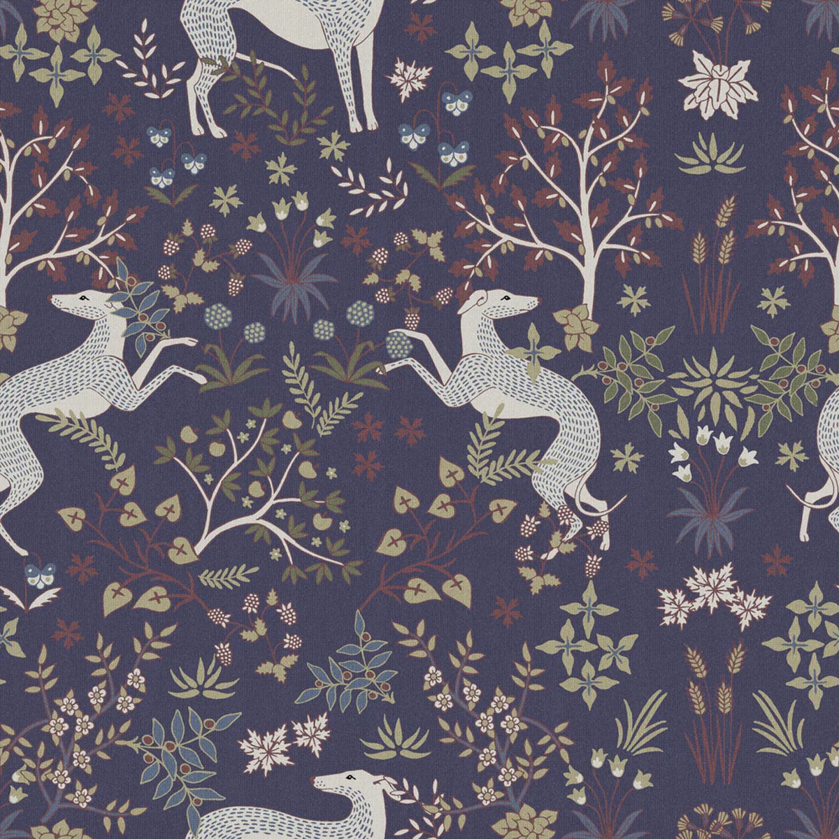 Whippet Mural Wallpaper - Borastapeter