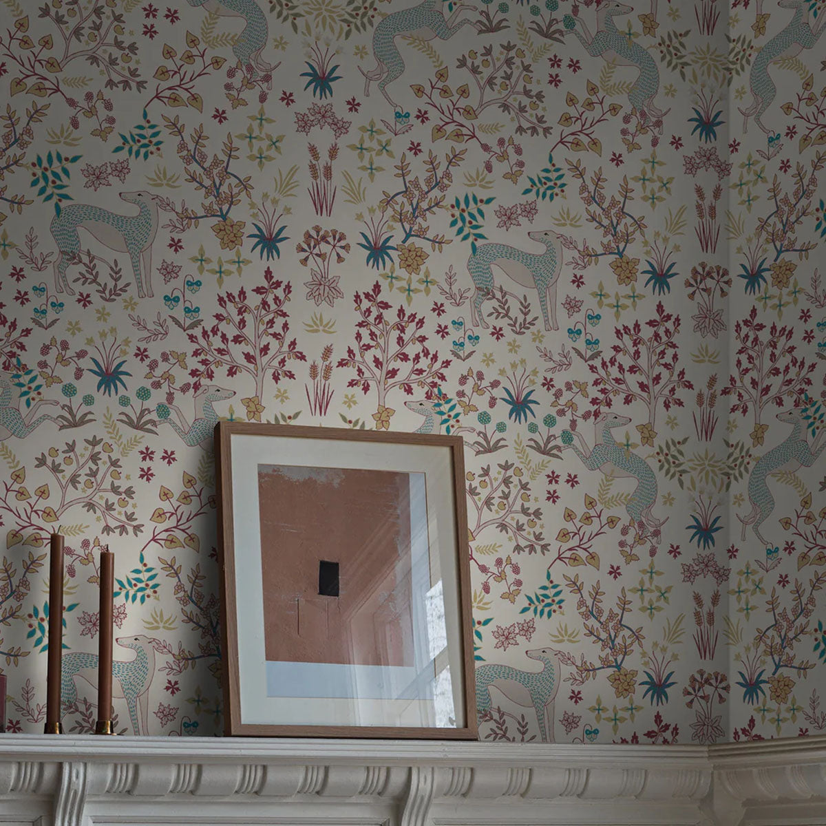 Whippet Mural Wallpaper - Borastapeter