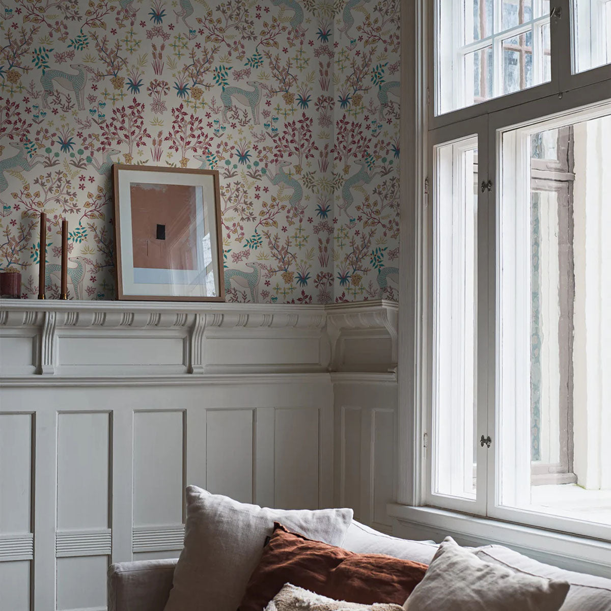 Whippet Mural Wallpaper - Borastapeter