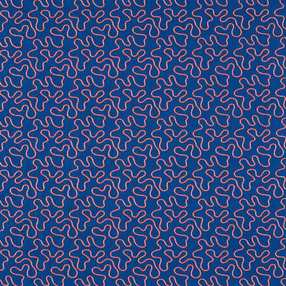 Harlequin X Sophie Robinson &#39;Wiggle - Lapis/Spinel&#39; Fabric