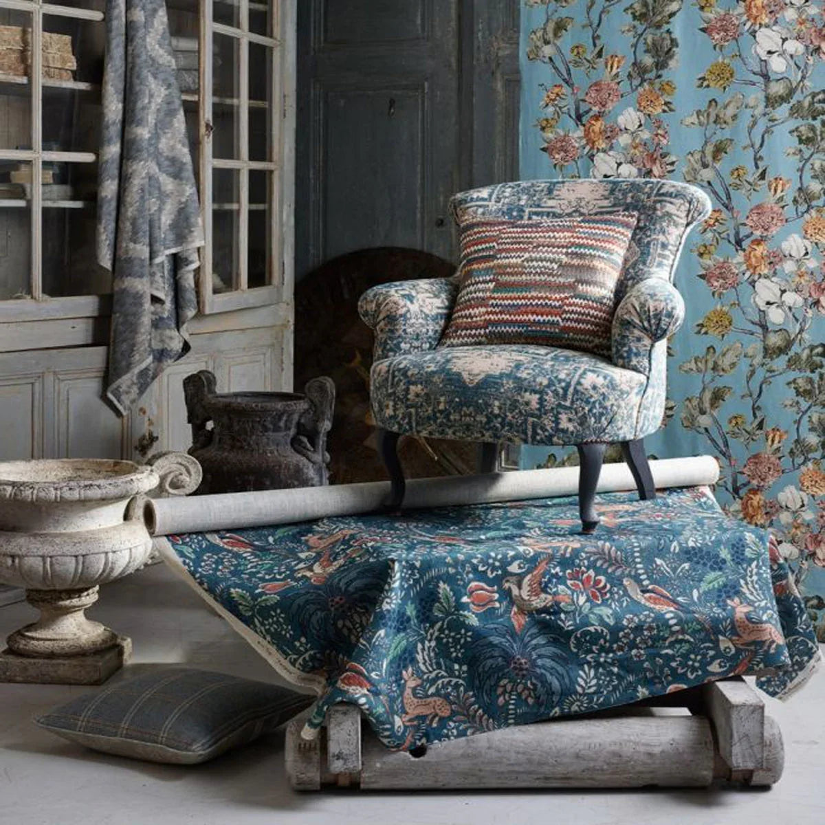 Wild Side Fabric - Mulberry Home