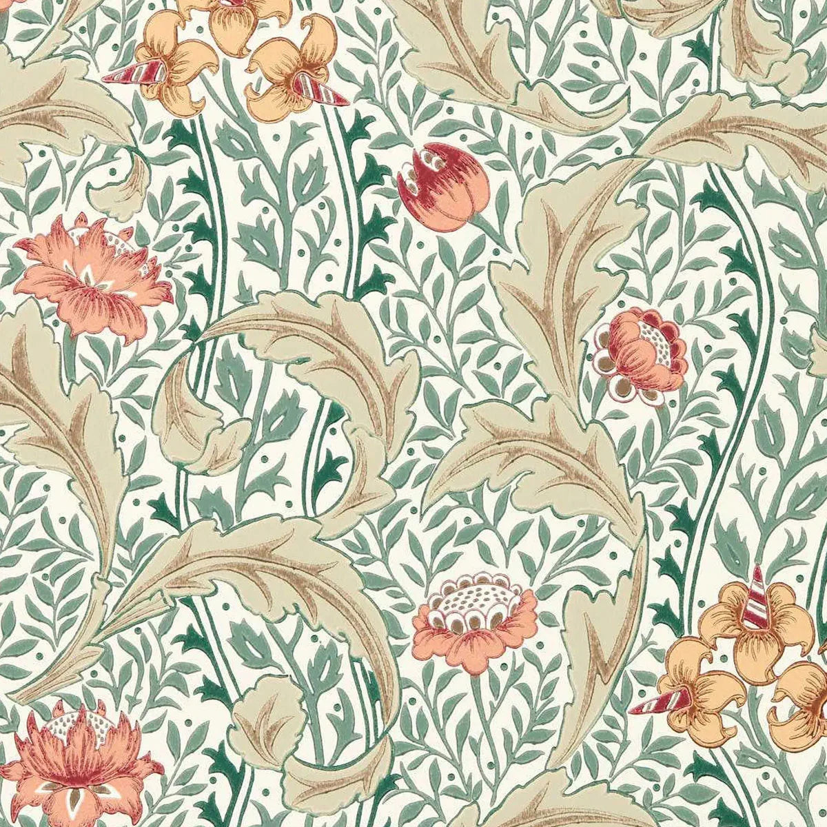 Wild Tulip & Vine Wallpaper - Morris & Co