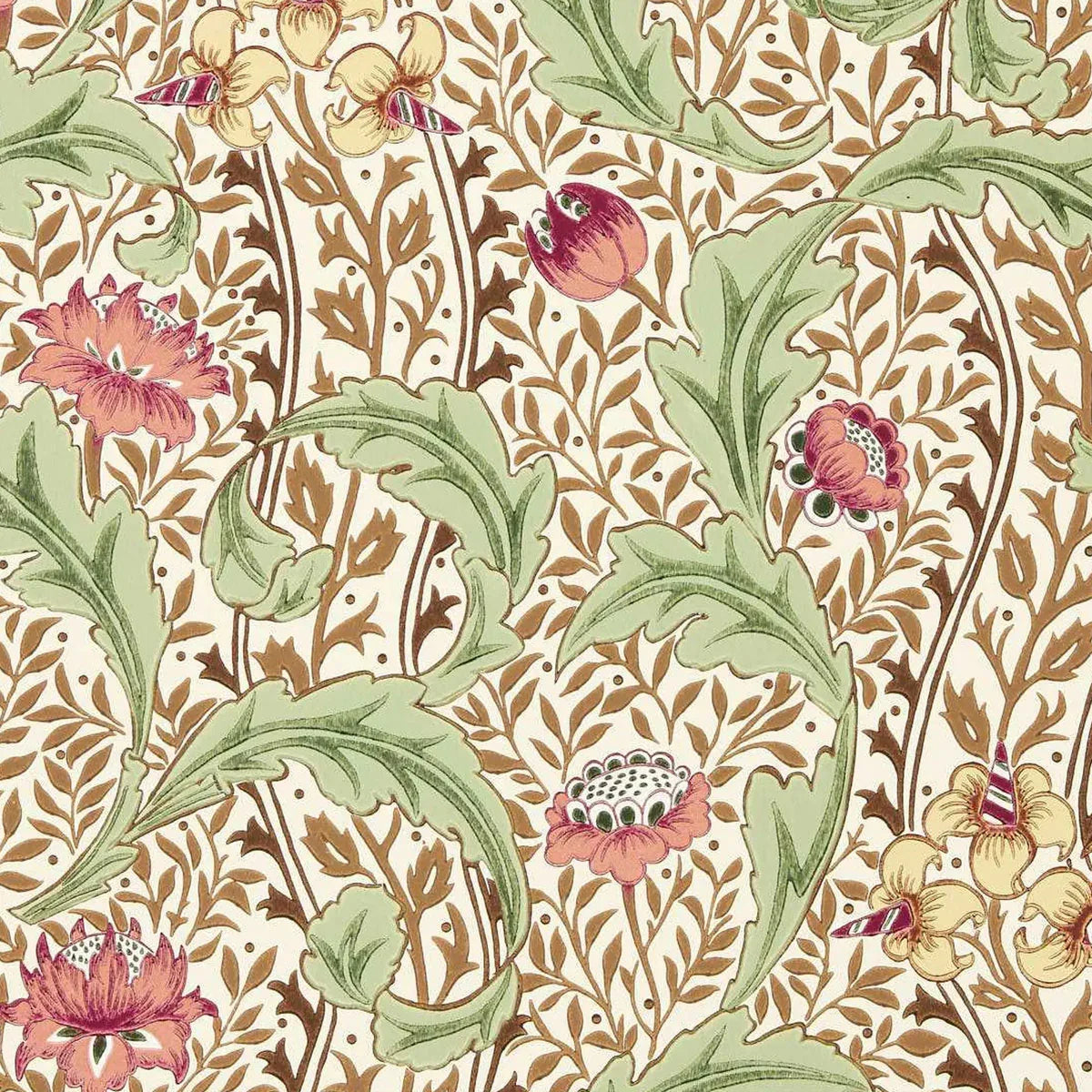Wild Tulip & Vine Wallpaper - Morris & Co