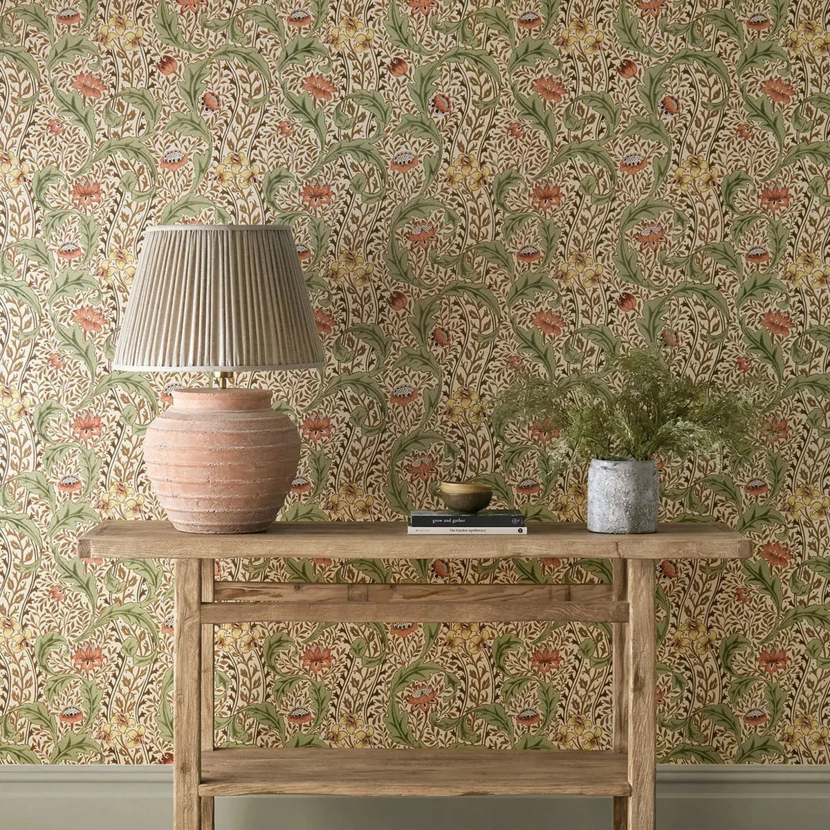 Wild Tulip & Vine Wallpaper - Morris & Co