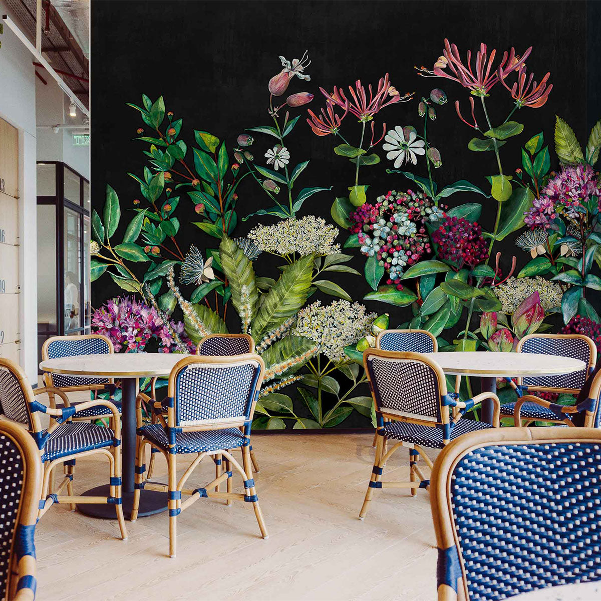 Wild Floral Mural Wallpaper - Coordonne