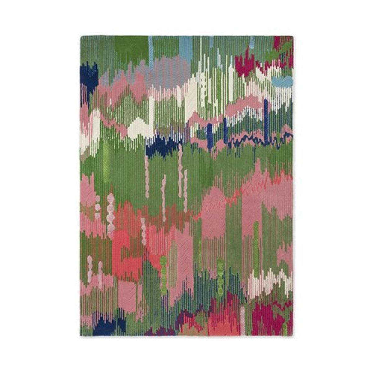 Harlequin X Sophie Robinson &#39;Wilderness - Peridot/Emerald&#39; Rug