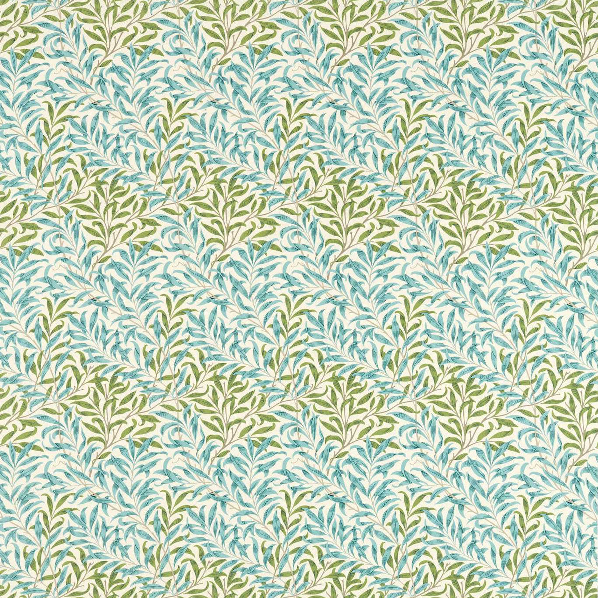 Morris &amp; Co &#39;Willow Bough - Nettle/Sky Blue&#39; Outdoor Fabric