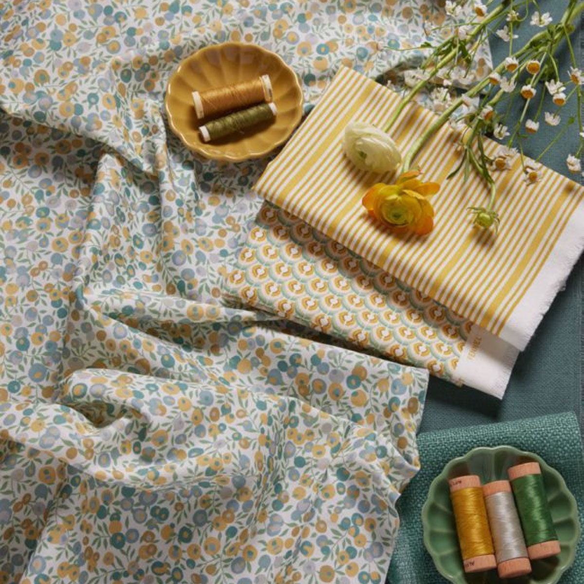 Wiltshire Blossom Fabric - Liberty
