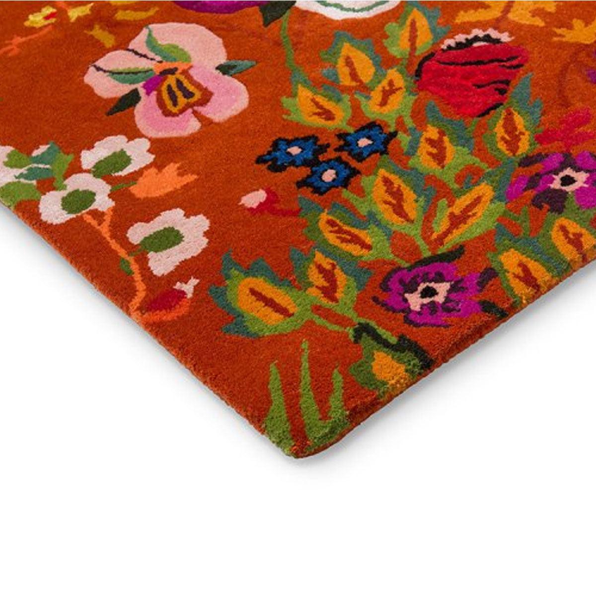 Harlequin X Sophie Robinson &#39;Wonderland - Amber/Lapis&#39; Rug