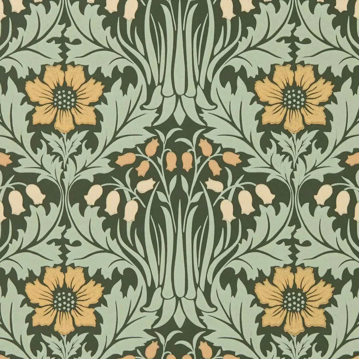 Woodbell & Anemone Wallpaper - Morris & Co