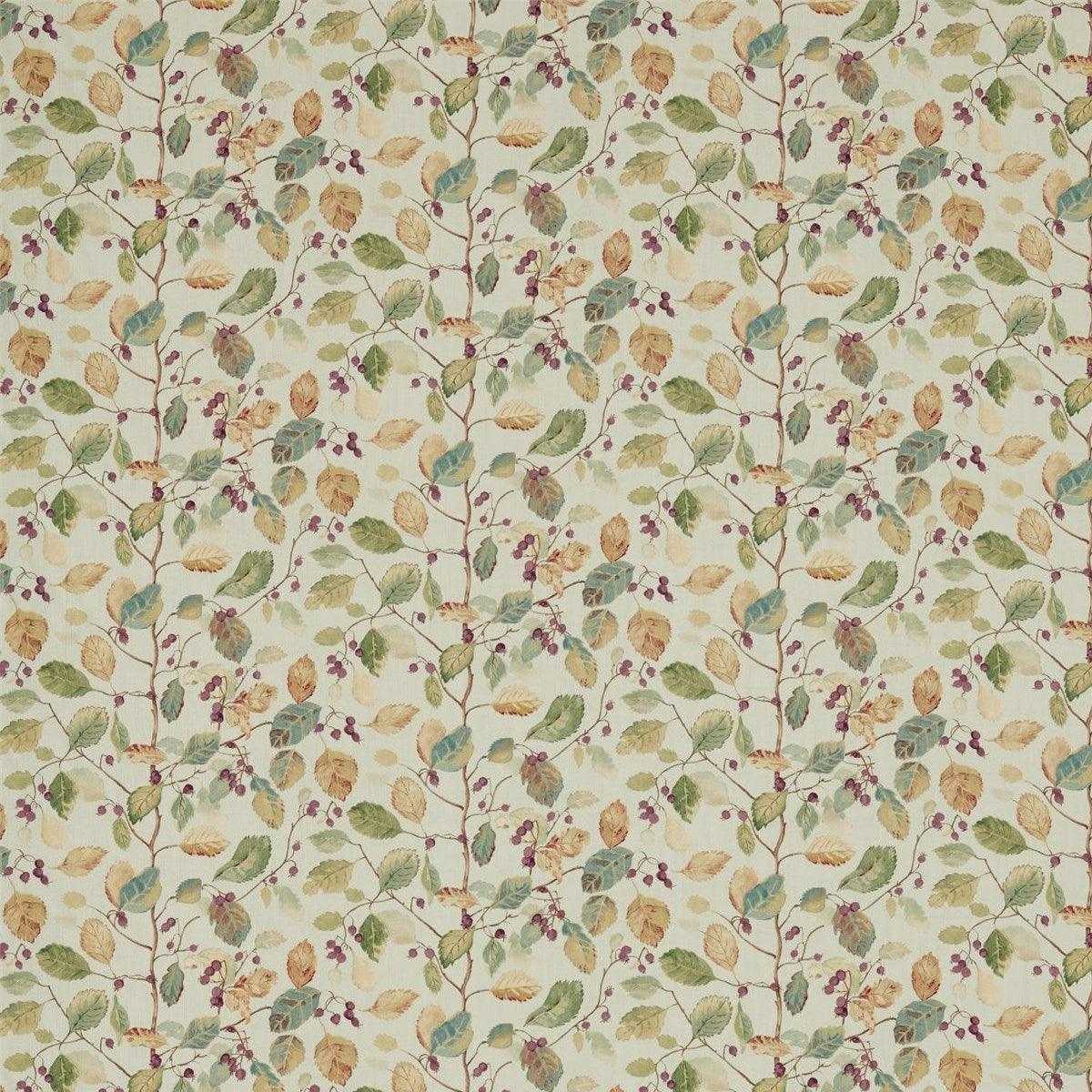 Sanderson &#39;Woodland Berries - Bayleaf/Fig&#39; Fabric