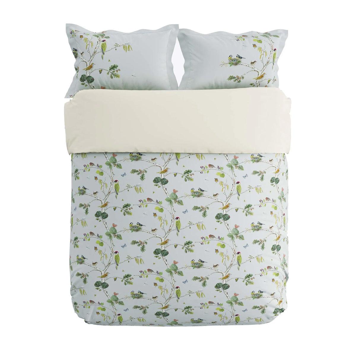 Sanderson Woodland Chorus Blue Grey Bedding