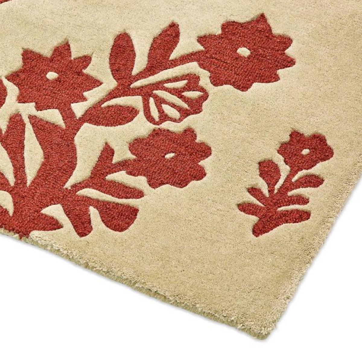 Sanderson &#39;Woodland Glade - Linen/Russet Brown&#39; Rug