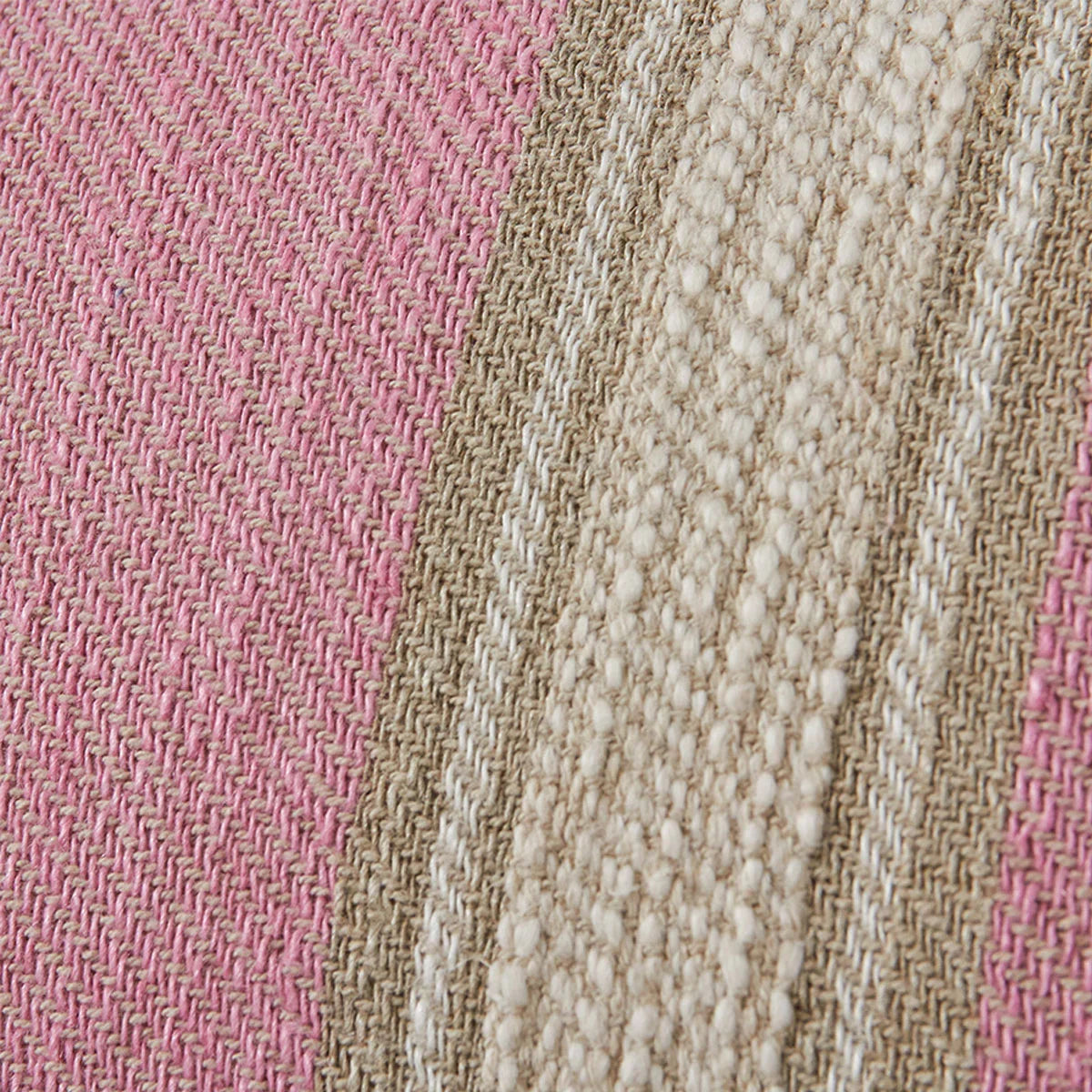 Woven Striped Blush Cushion - HKLIVING